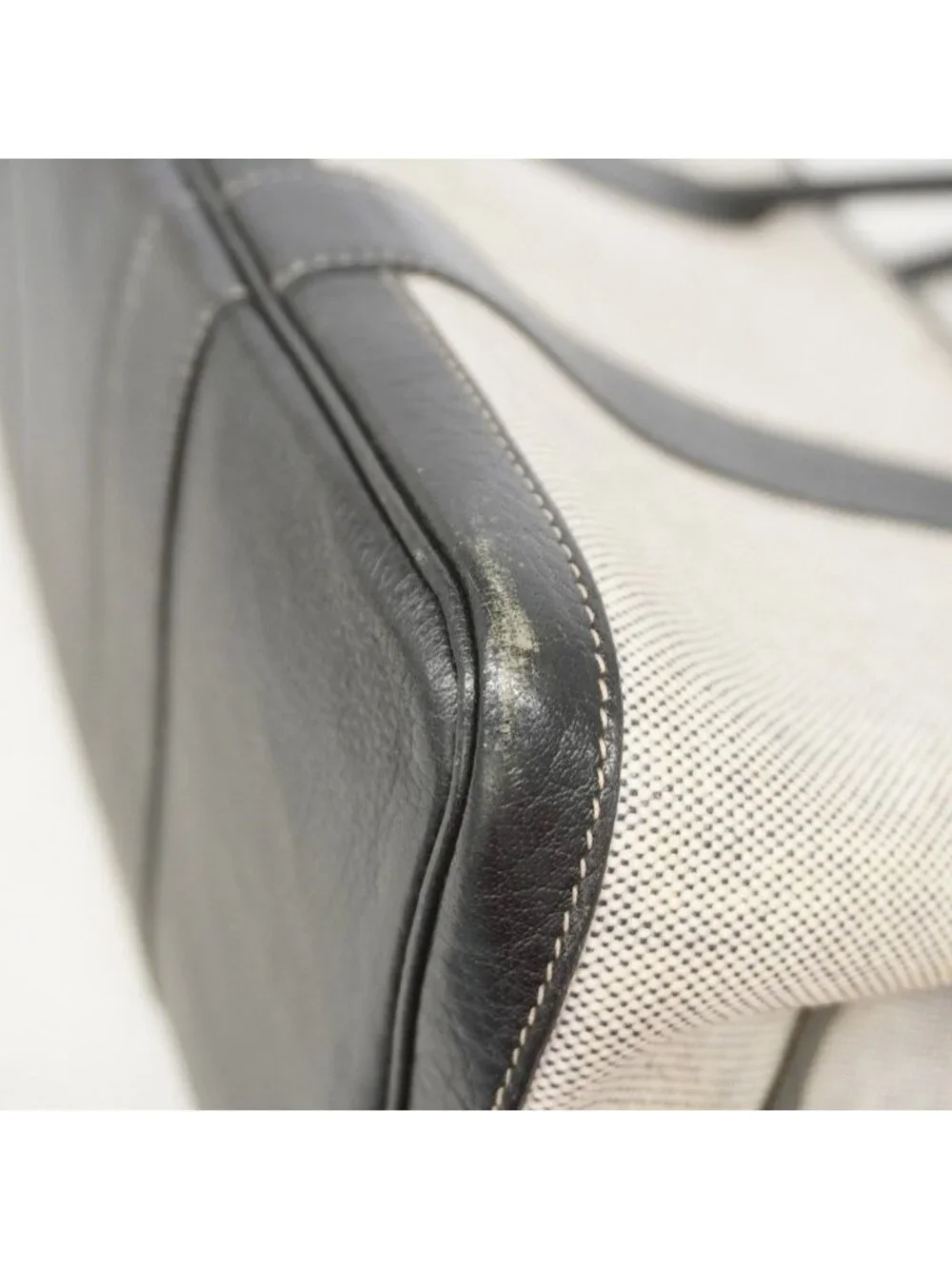 Hermes Tote Garden Party PM Toile Ash Black Silver